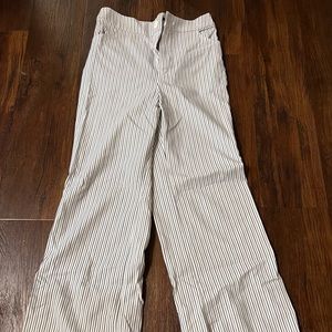 STRIPED BUTTON PANTS